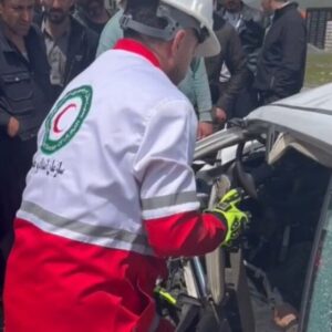 تصادف در محور مریوان – مرز باشماق جان راننده پراید را گرفت