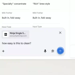 وب‌گردی حرفه‌ای‌تر با هوش مصنوعی؛ آپدیت جدید AI Mode به گوگل کروم آمد