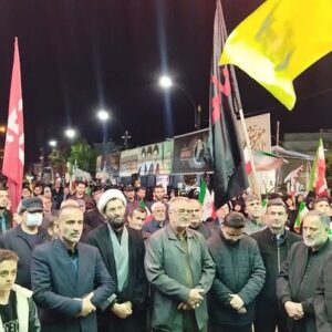 پنجاه و سومین قرار شبانه مردم آستانه اشرفیه در خیابان