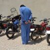 سارقان حرفه‌ای موتورسیکلت و دوچرخه در دامغان دستگیر شدند