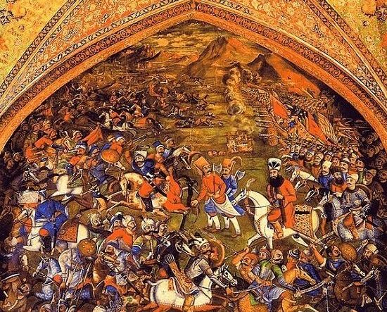 احیای دیوارنگاره‌های آسیب‌دیده کاخ جهانی چهلستون آغاز شد