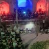 اجرای گروه نوازندگان «ضرب و جام» در مجموعه فرهنگی‌تاریخی رباط جام