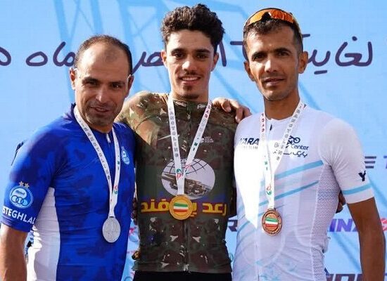 دوچرخه‌سوار قزوینی در لیگ برتر کشور برنز گرفت